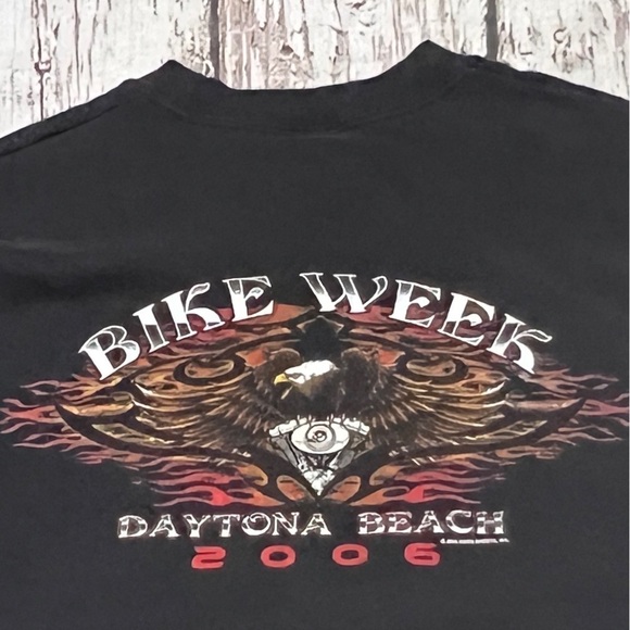 Vintage Daytona Beach Florida Bike Week 2006 Motorcycle Biker Sweatshirt - Picture 7 of 10